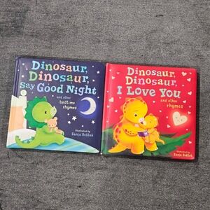 Dinosaur, Dinosaur Board Books Set: Say Good Night, I Love‎ You Rhymes